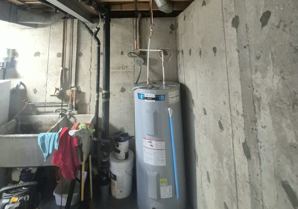Water heater installed by Mr. Rental Tank