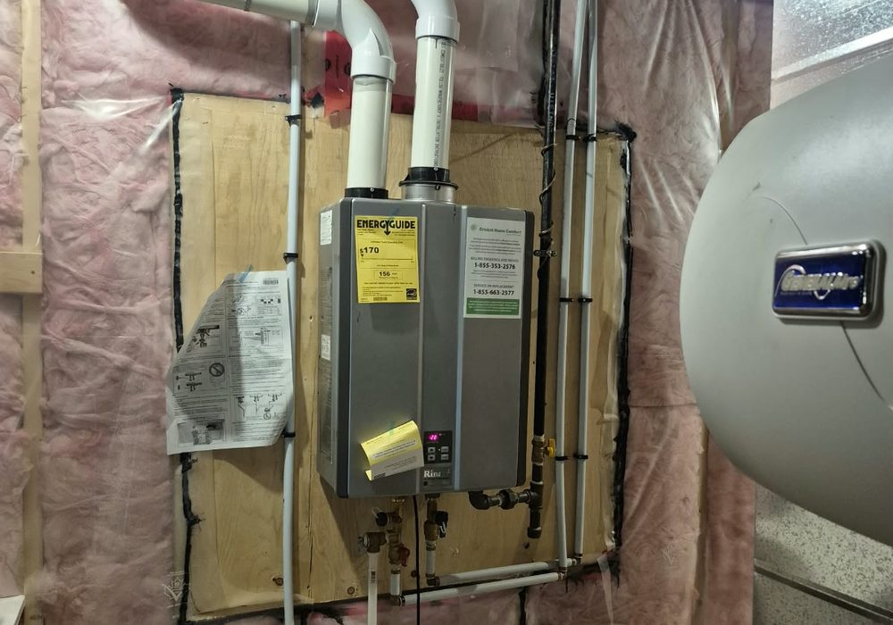 Water heater installed by Mr. Rental Tank