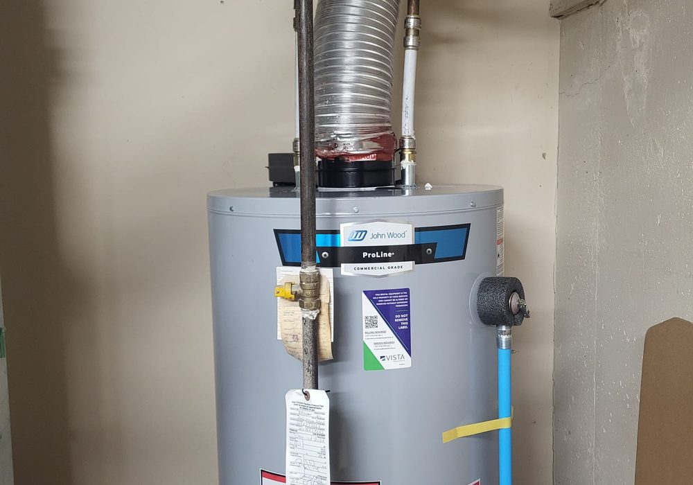 Water heater installed by Mr. Rental Tank