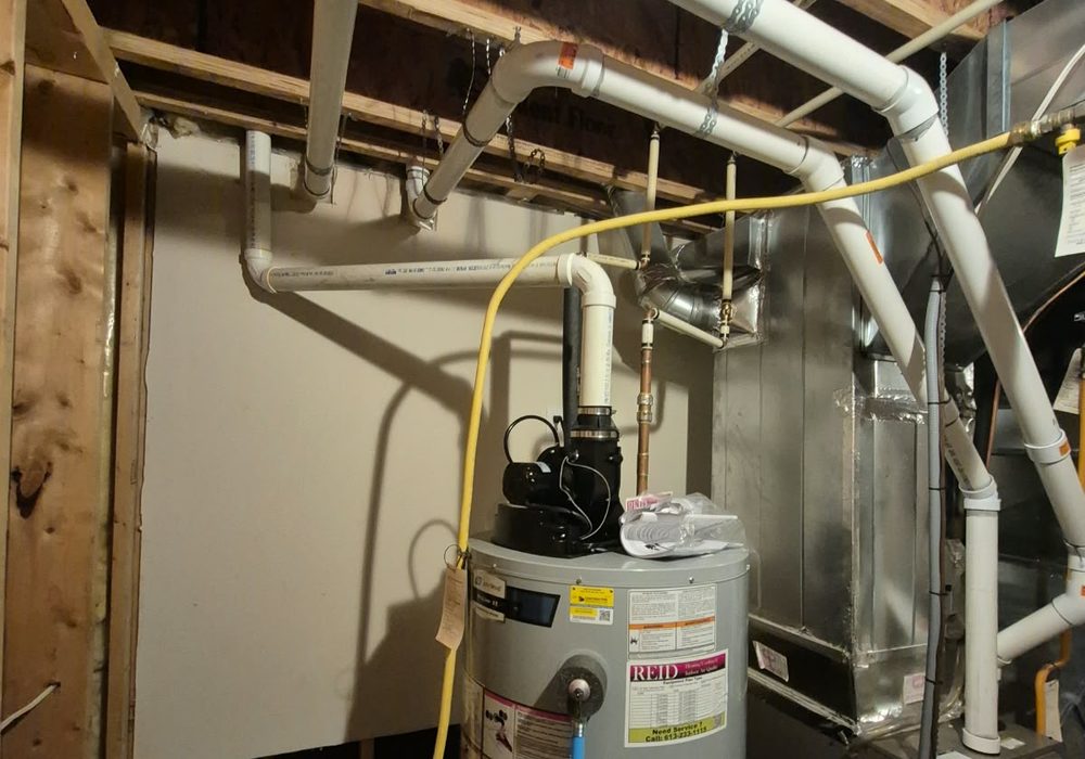Power-vent water heater installed by Mr. Rental Tank